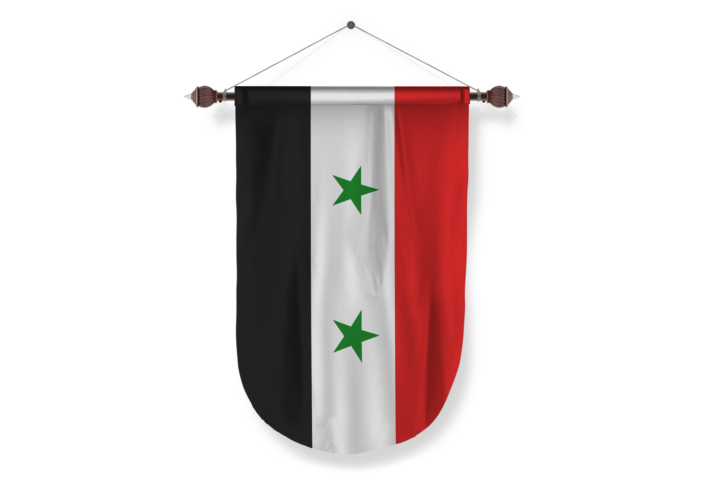 syria country flag Pennant