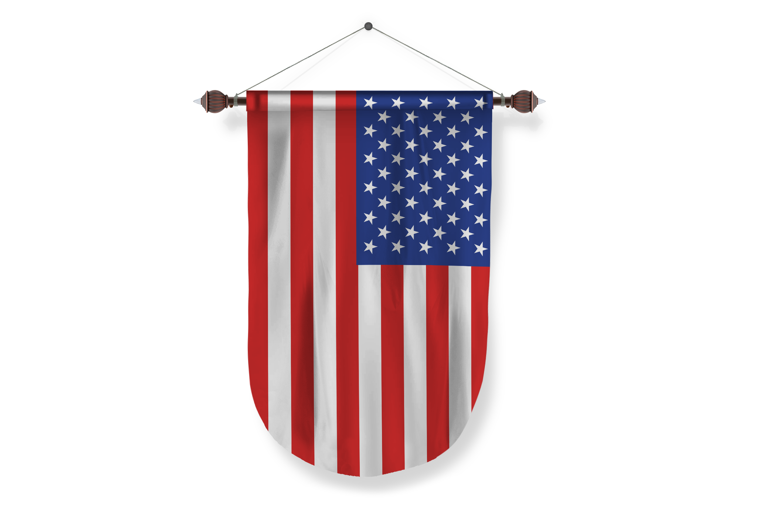 united-states country flag Pennant