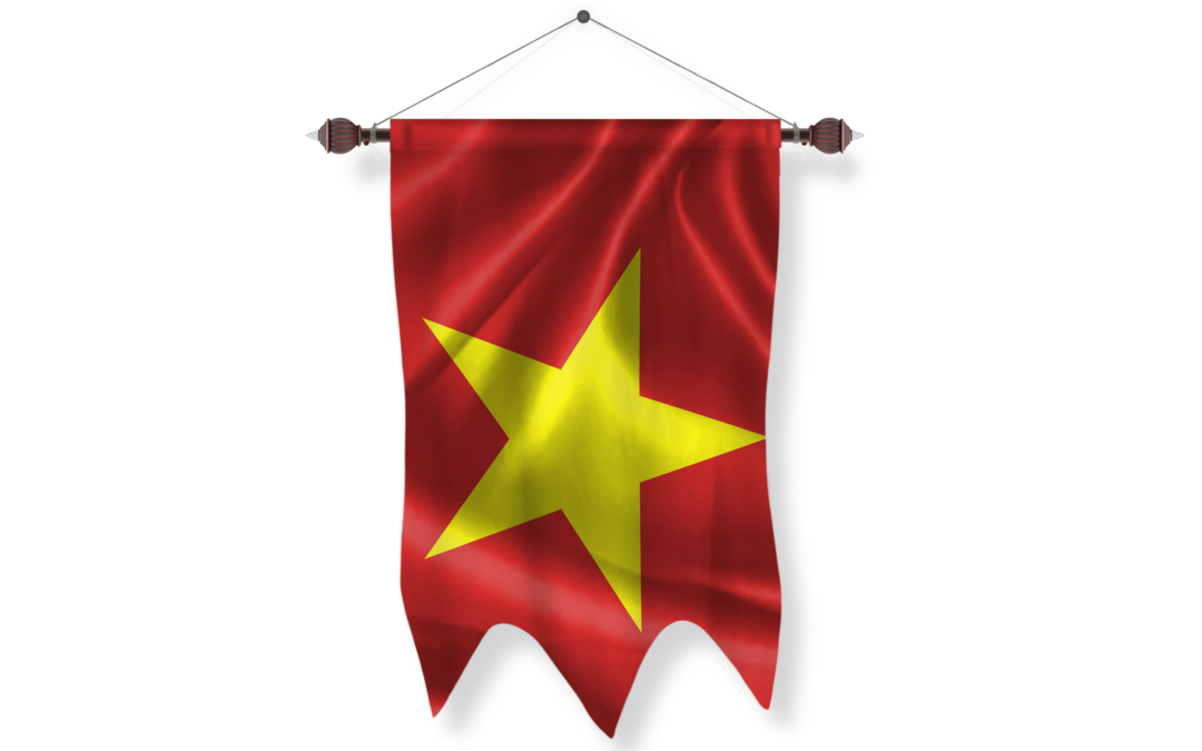 vietnam Flag Pennant