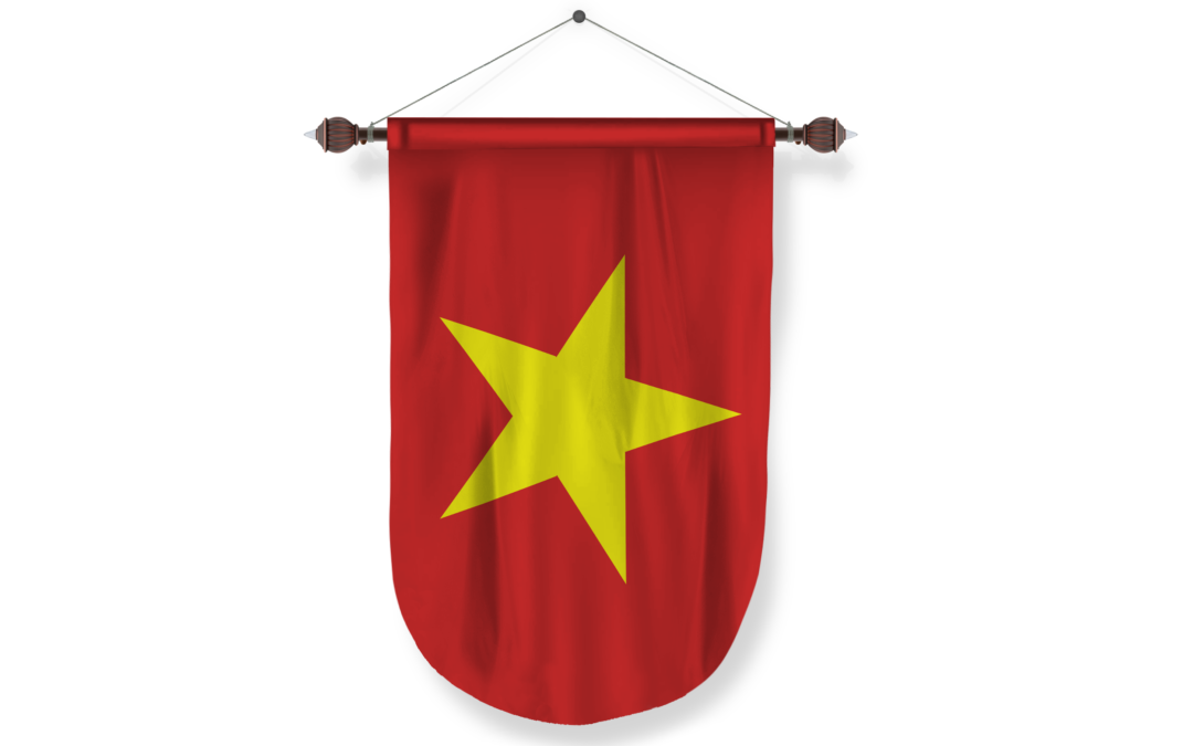 vietnam country flag Pennant