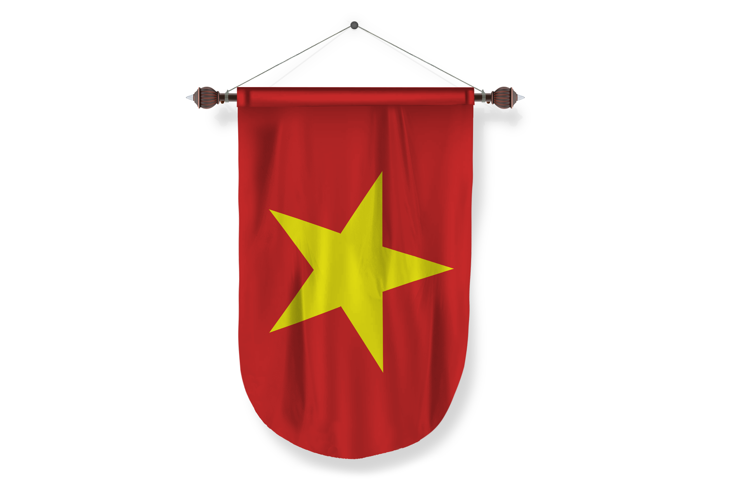 vietnam country flag Pennant