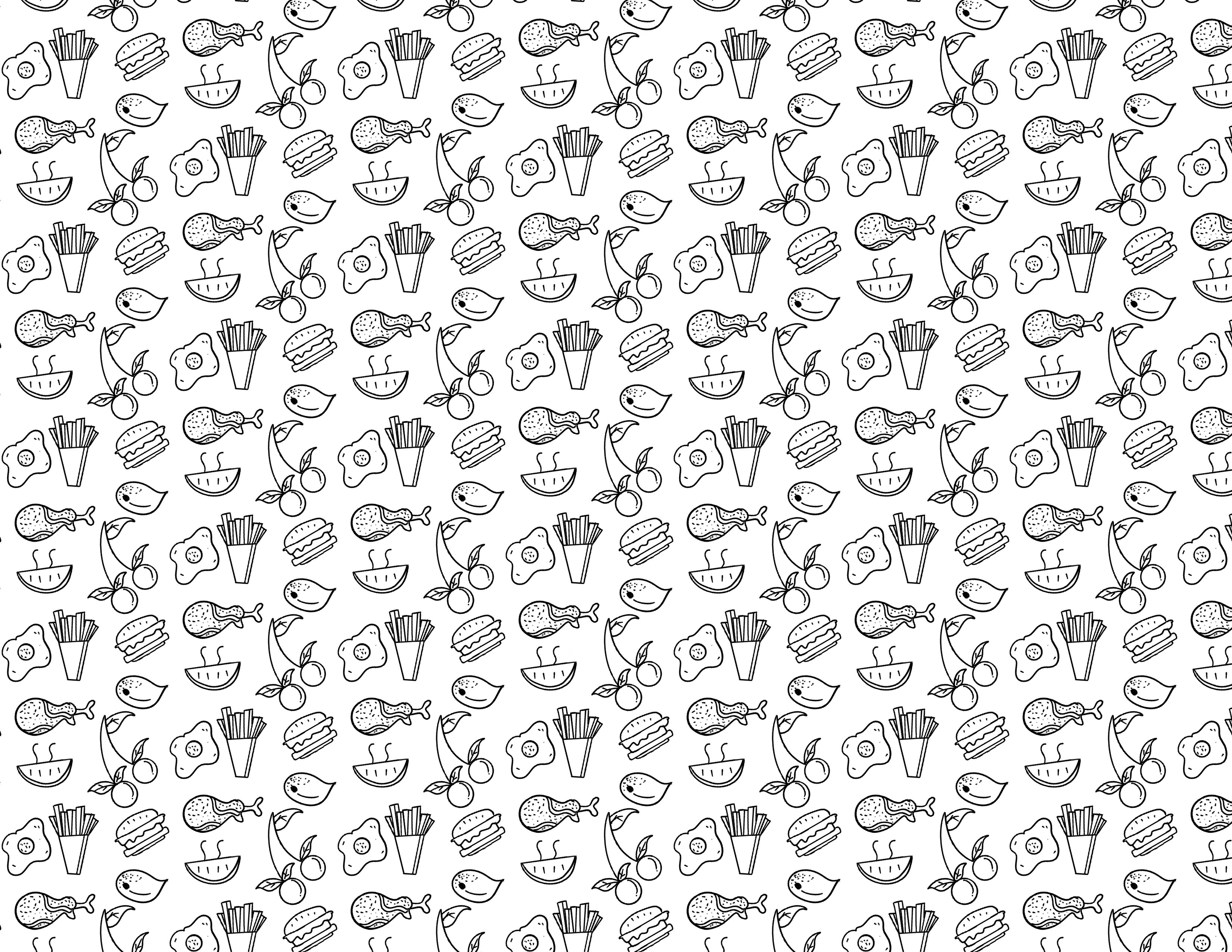 food seamless pattern – 14 HD background free download