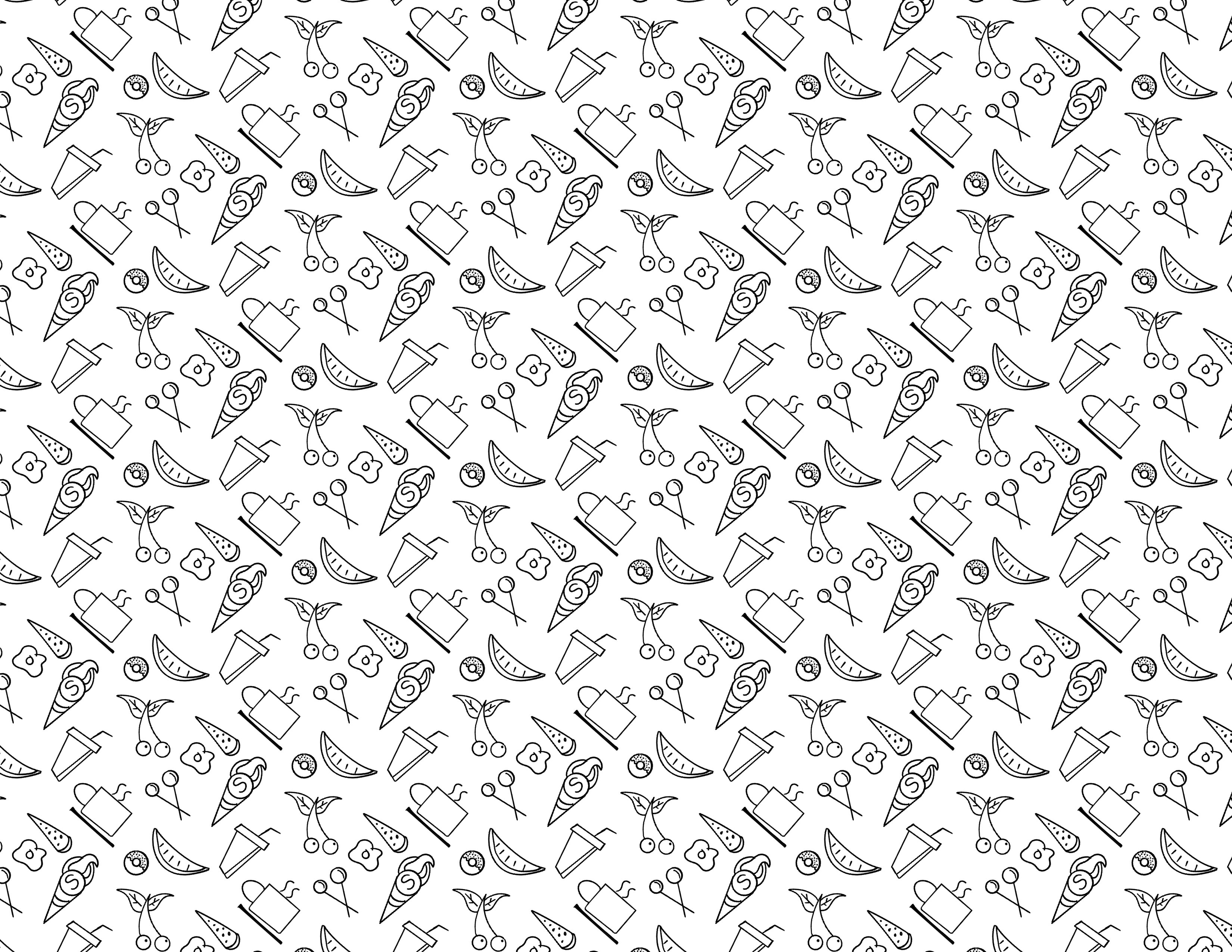food seamless pattern – 15 HD background free download
