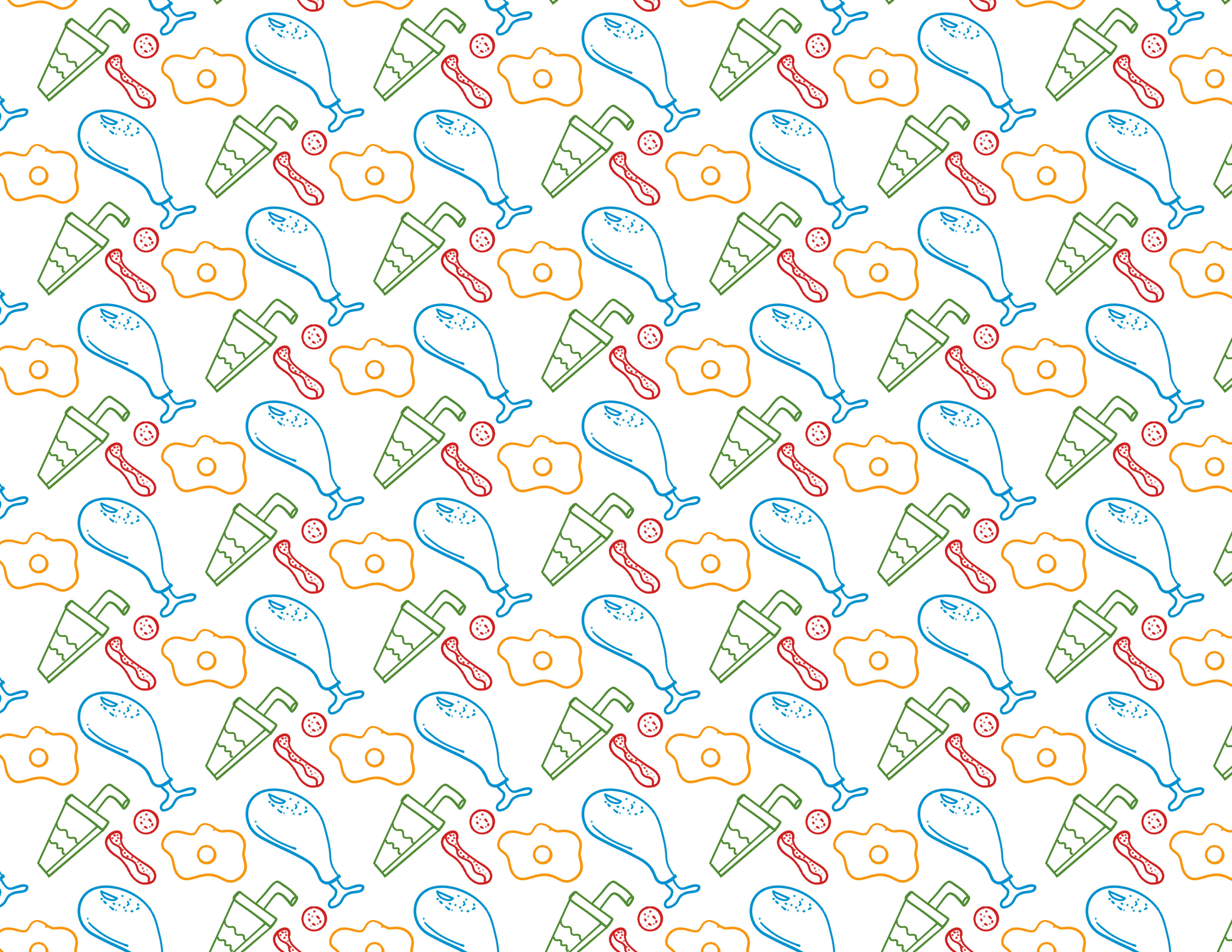 food seamless pattern – 9 HD background free download