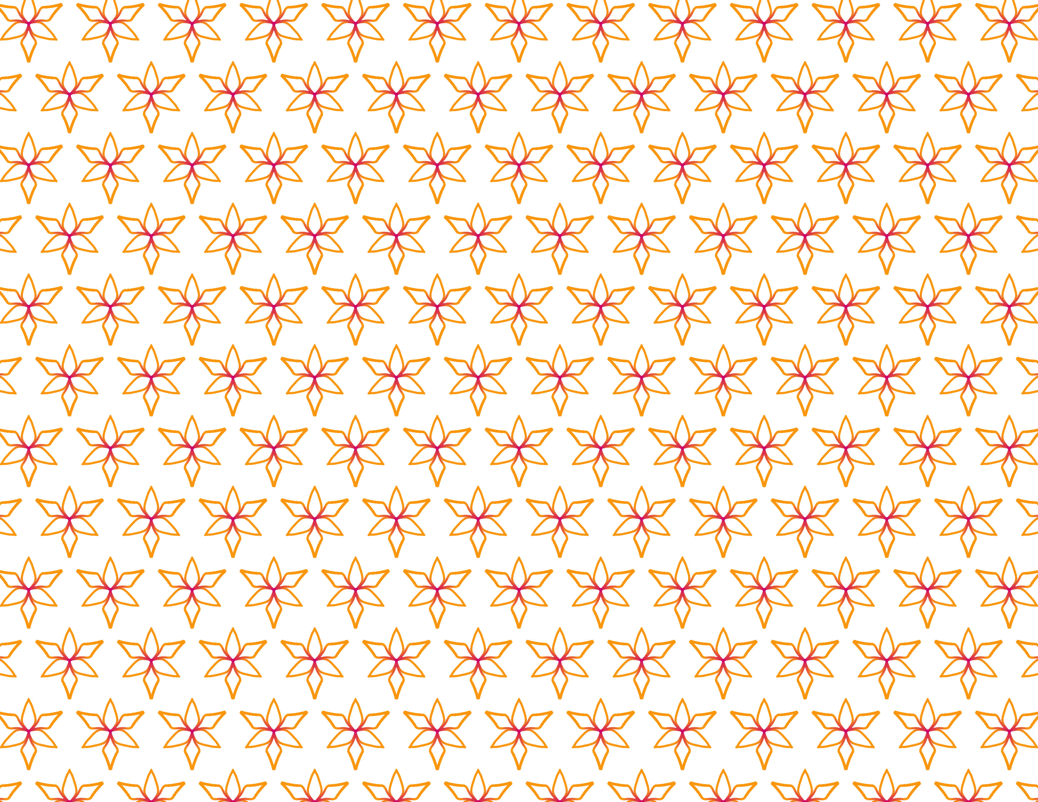 orange flower pattern background free download