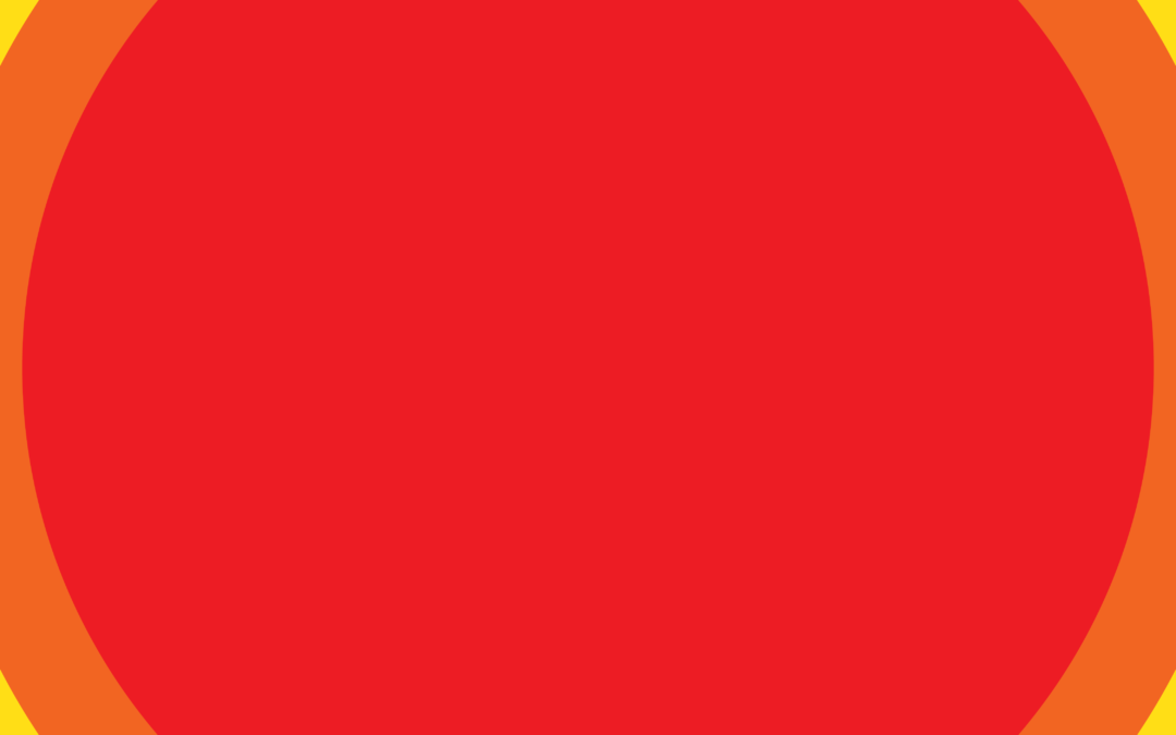 Pride month circle colors icon