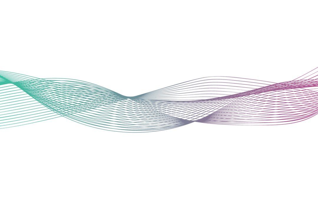 Abstract wavy stripes, line art