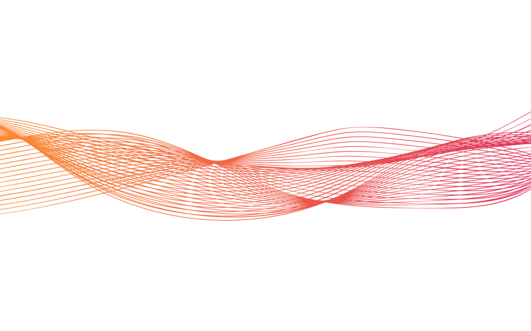 Abstract wavy stripes, line art background