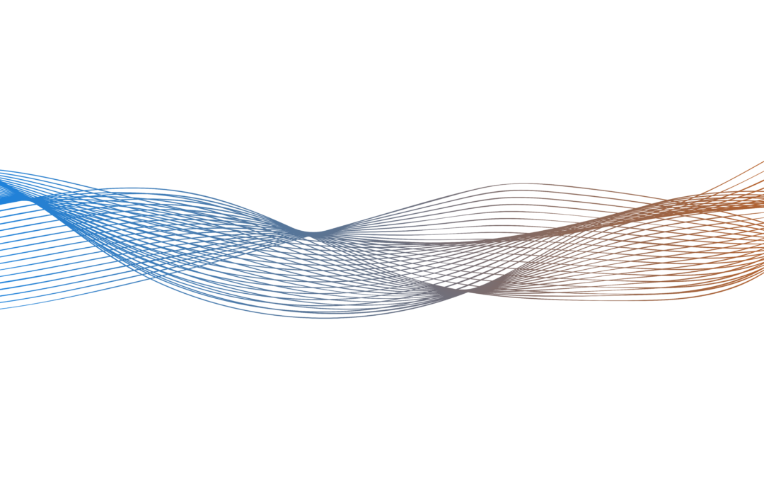 Abstract wavy stripes, line art waves