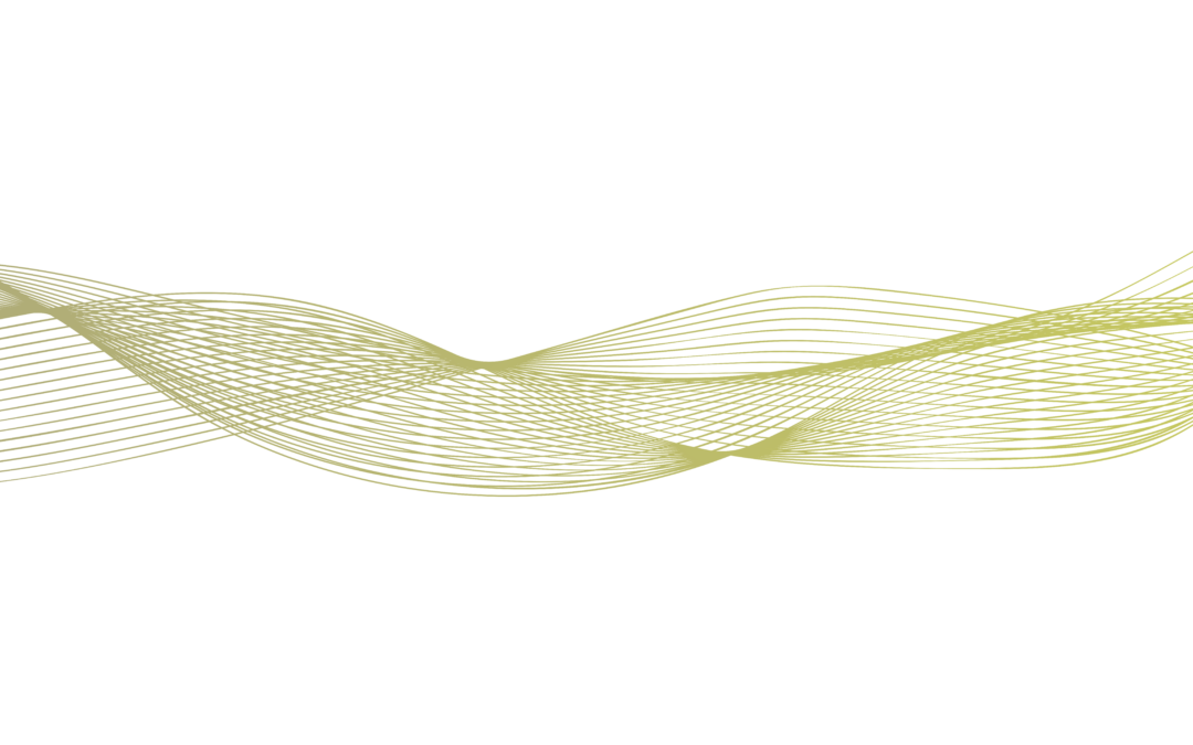 Abstract wavy stripes, line art yellow color