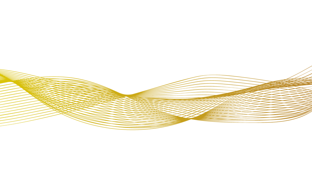 Abstract wavy stripes, line art yellow wave lines