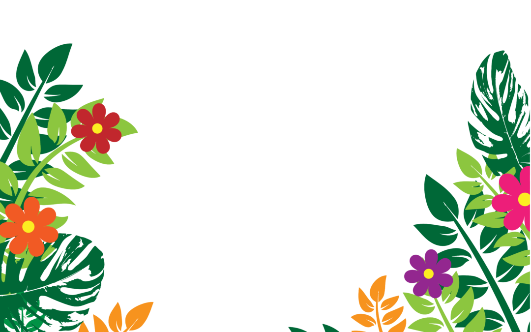 flower frame corner png