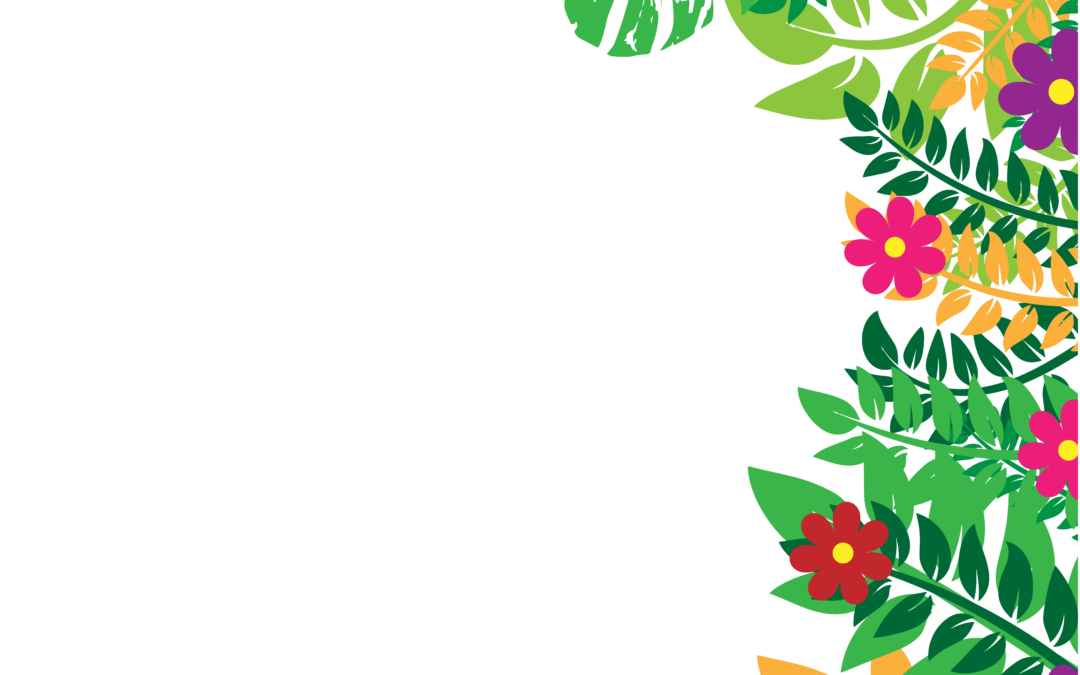 simple flower corner border frame border designs