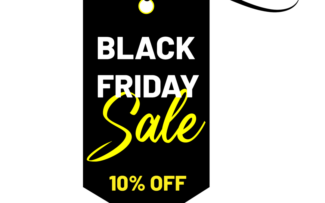 Black Friday tags png, offer, discount, sale, round, banner, poster 10% off