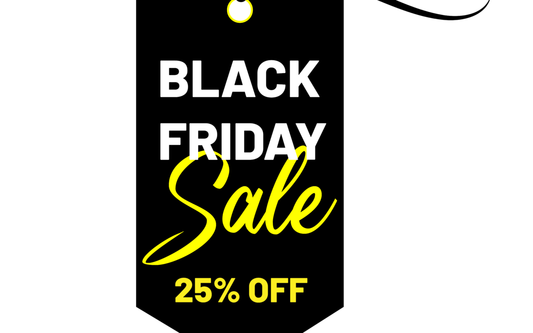 Black Friday tags png, offer, discount, sale, round, banner, poster 25% off