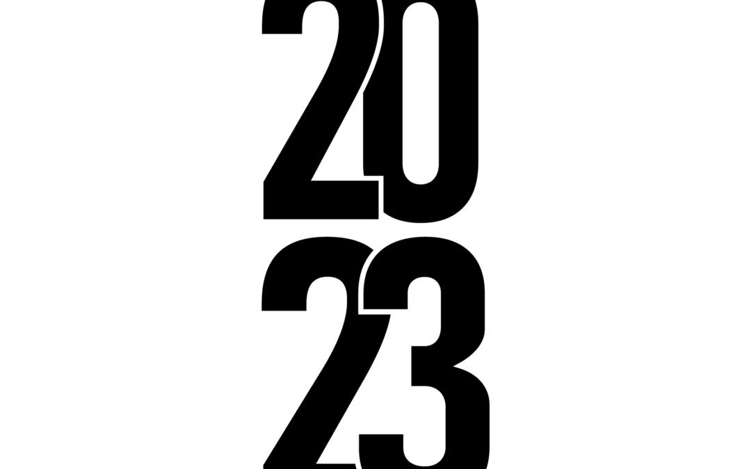 2023 modern text vector luxury design black color