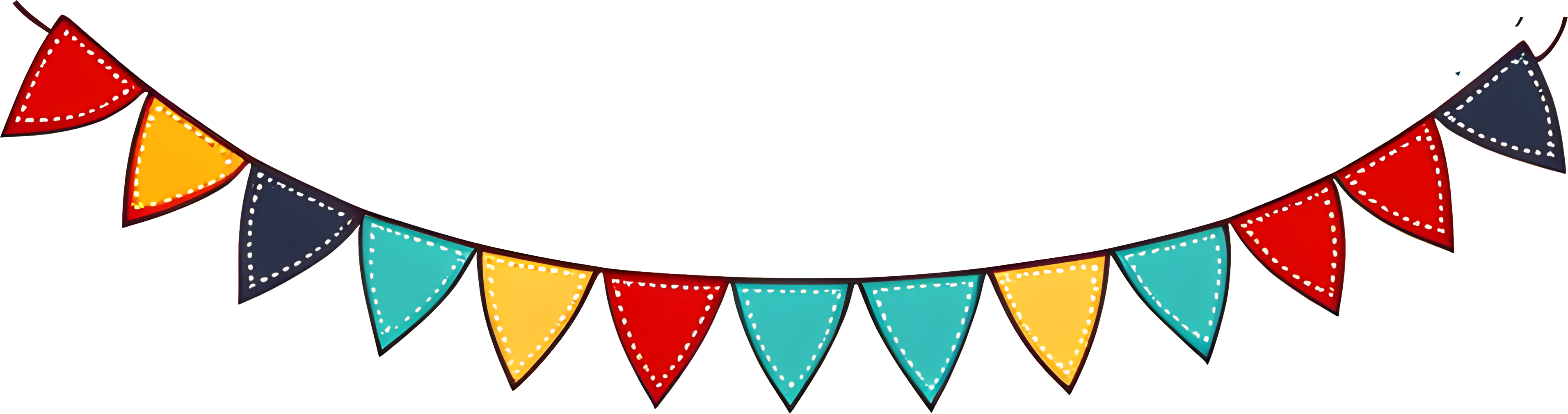 colorful party hanging png download